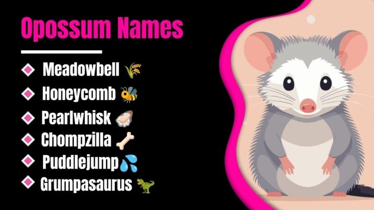 799+ Opossum Names That Will Instantly Make You Say Wow Before Naming Your Cute Possum