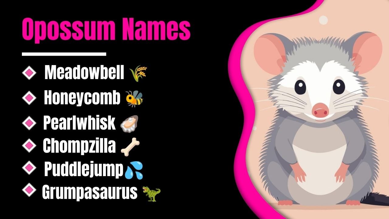 799+ Opossum Names That Will Instantly Make You Say Wow Before Naming Your Cute Possum