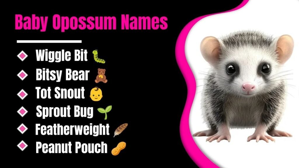Baby Opossum Names
