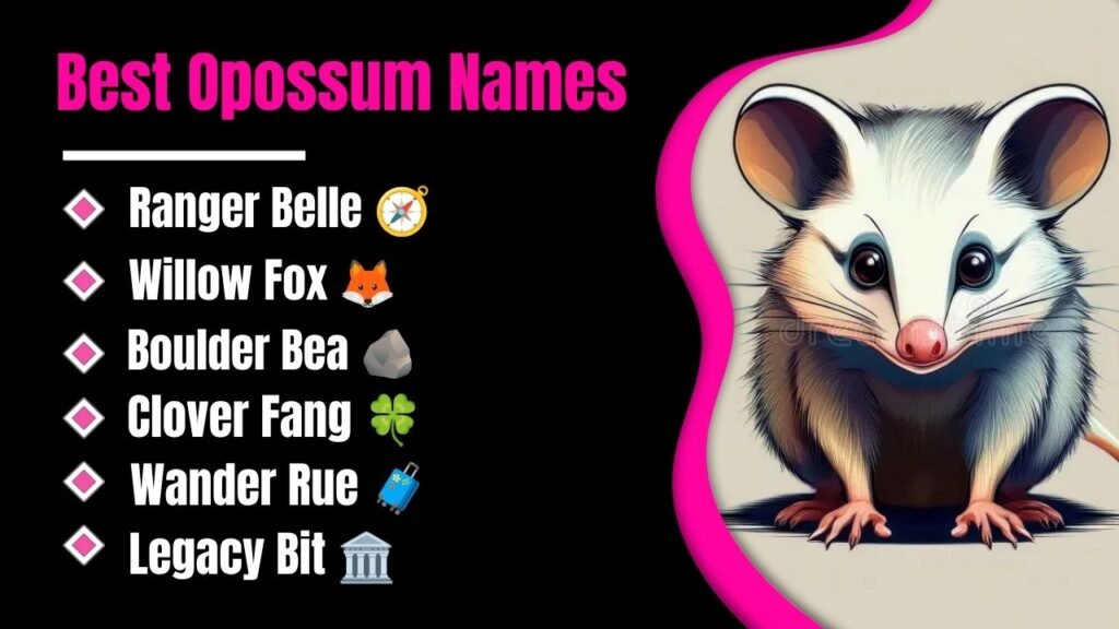 Best Opossum Names